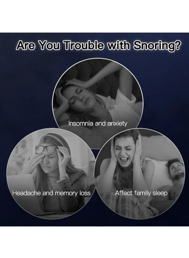 Anti-snoring smart device, USB rechargeable smart device with gear indicator, 6 adjustable gears and automatic snoring detection, unisex  - Image 4