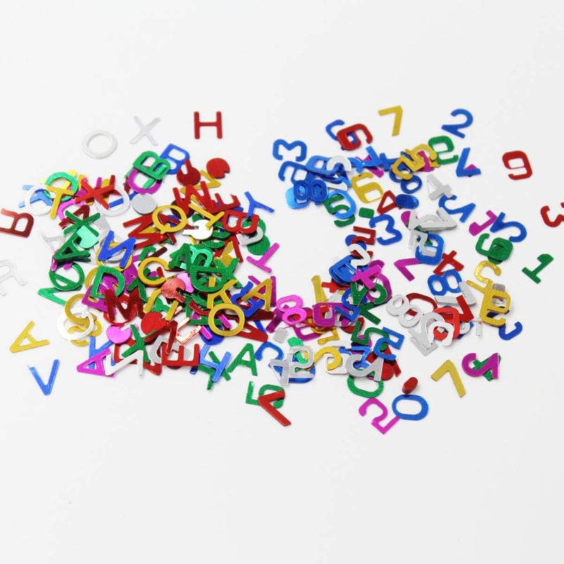 كلاراكو 90 جرام/عبوة من حروف أبجدية مزخرفة لطيفة ومزينة بالترتر وحروف جامعية مرصعة بالترتر وملحقات يدوية الصنع - 8 مم - Image 2