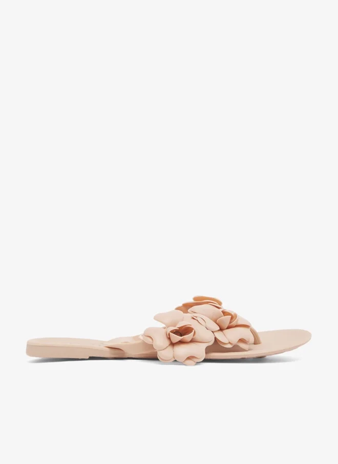 Spot-On Ruffle Flat Sandals