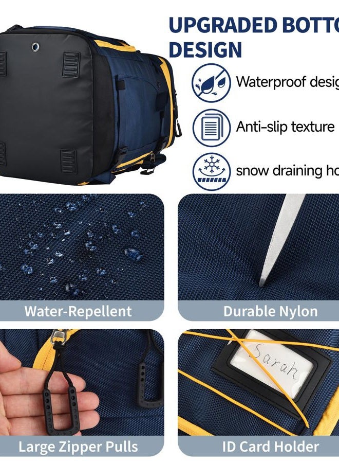 Heliar 55L-70L Expandable Ski Boot Bag – Waterproof, Durable with Helmet Compartment – Ideal for Ski & Snowboard Gear – Men & Women - Image 5