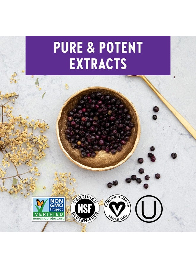 New Chapter Vegan Elderberry Capsules Elderberry Force With 64X Concentrated Black Elderberry + Black Currant For Immune Support No Added Sugar Gluten Free 30 Count - Image 5