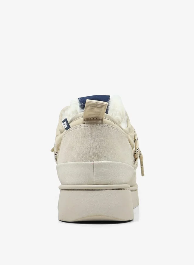 GAP Women's Panelled Lace-Up Low Ankle Sneakers