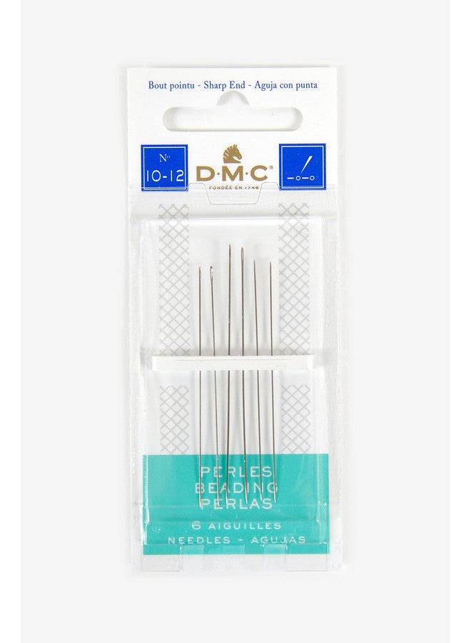 DMC 1764 10/13 Beading Hand Needles 4 Pack Size 10/13
