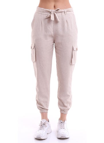 Win Moda Linen Trousers Cargo Pocket  - Image 4