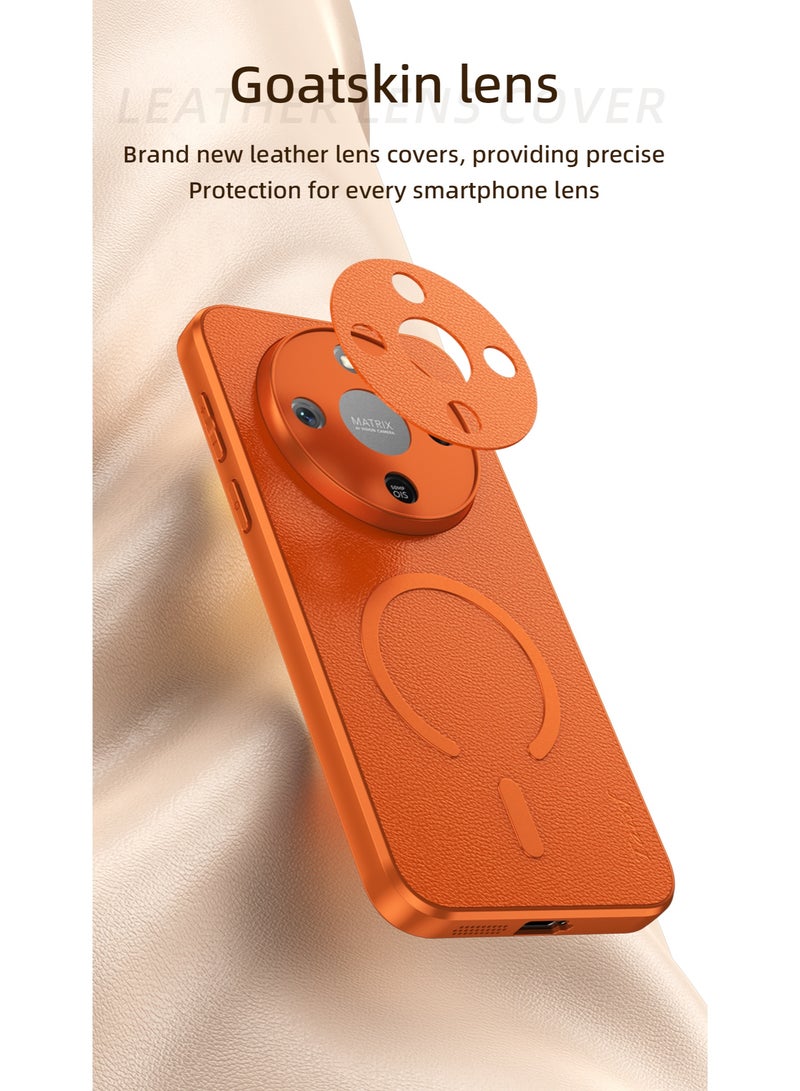 حافظة هاتف HONOR X9d Honor X70، حافظة جلدية جديدة، مزودة بحامل للهاتف ومرفق مغناطيسي - Image 4