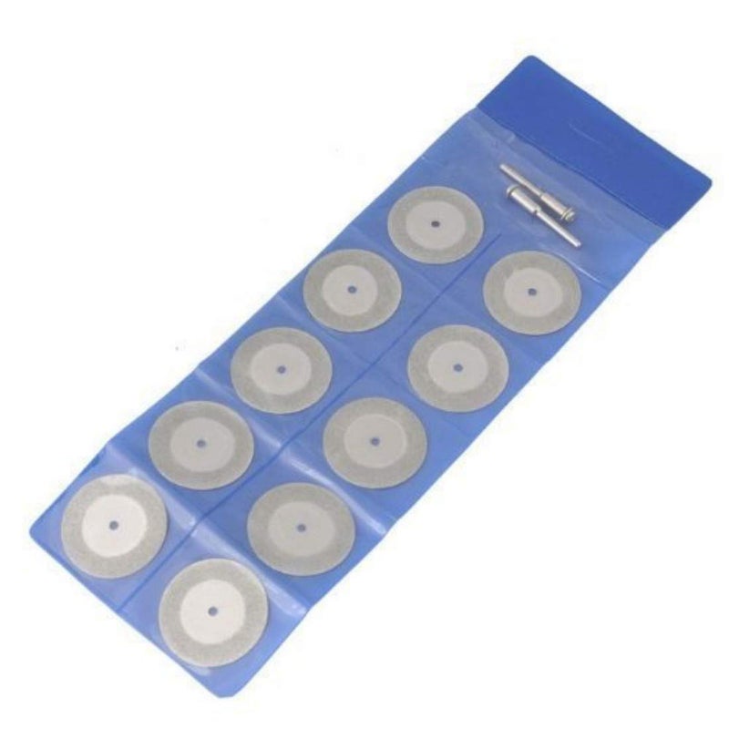 DIY Crafts Design No 2 Pack of 10 Pcs Diamond Wheels Lapidary Discs Cutting Saw Solid Diamond Coated CutO Design No 2 Pack of 10 Pcs - Image 1