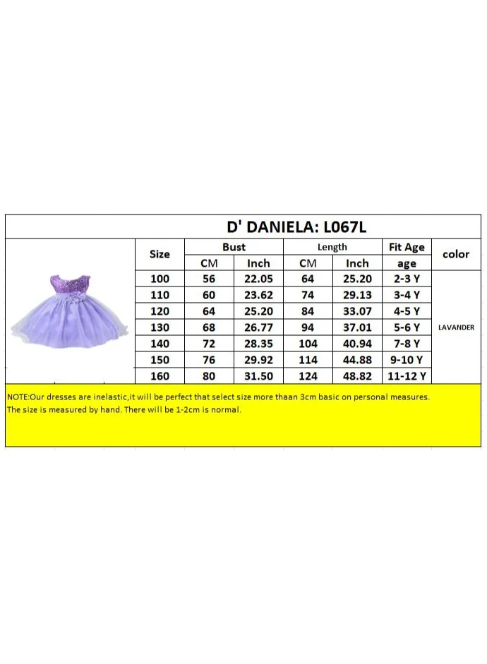 D'Daniela Sequin Bodice Tulle Dress