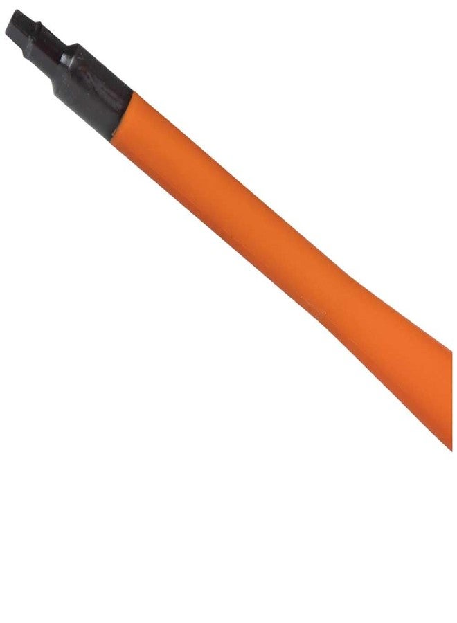 Klein Tools 6984INS Insulated Screwdriver, Made in USA, Screwdriver with 1000V Slim Profile Tip, #1 Square with 4-Inch Shank, Cushion-Grip Handle - Image 4