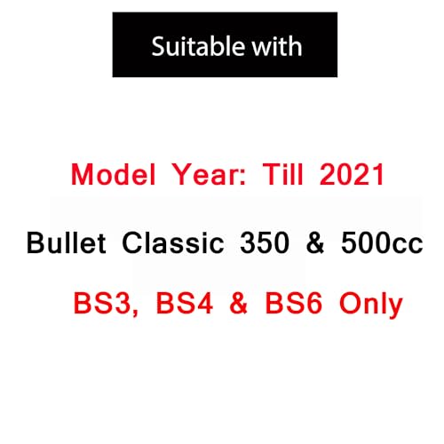 Ramanta Bullet Grill Set CNC Metal Complete Headlight, Taillight, Indicators Grills Set Jali Cover Set Compatible Only with Bullet Classic BS4/BS6 with 350/500 CC (Fit Model Year Till 2021, Set of 8) - Image 3