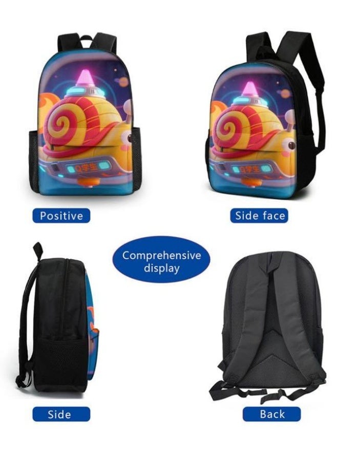 واضح من النار مساعد جيد للسفر اللطيف! مجموعة من ثلاث قطع من حقائب الرسوم المتحركة الحصرية للأطفال والمراهقين، خفيفة ومريحة (يمكن للطلاب والأطفال والأصدقاء استخدامها في النزهات ورياضات تسلق الجبال والذهاب إلى المدرسة وما إلى ذلك) - 62 - Image 3