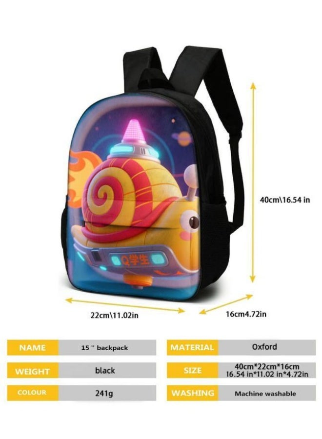 واضح من النار مساعد جيد للسفر اللطيف! مجموعة من ثلاث قطع من حقائب الرسوم المتحركة الحصرية للأطفال والمراهقين، خفيفة ومريحة (يمكن للطلاب والأطفال والأصدقاء استخدامها في النزهات ورياضات تسلق الجبال والذهاب إلى المدرسة وما إلى ذلك) - 62 - Image 5