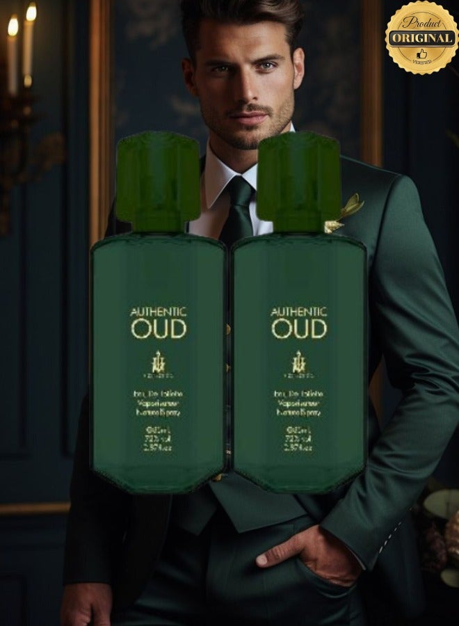 Collection 2 Pieces Authentic Oud Collection Perfume EDT 85ML - Image 1