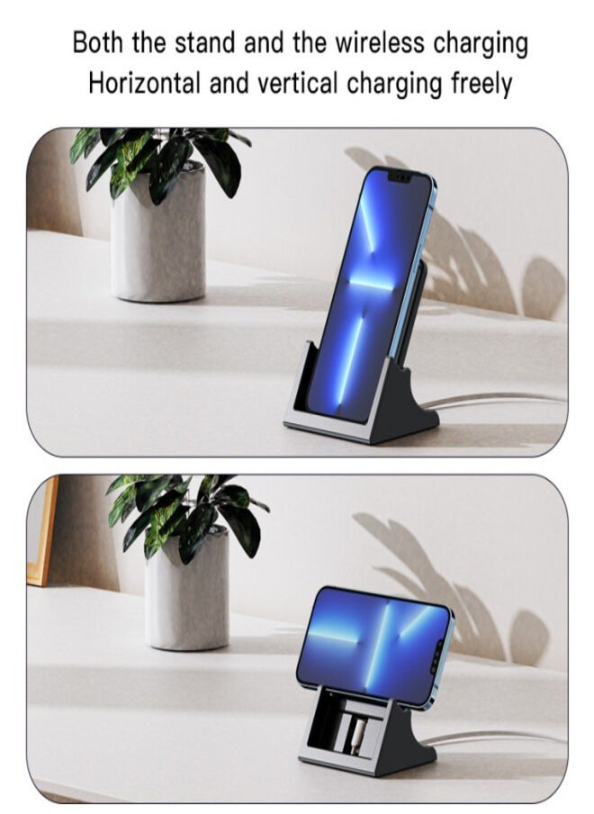 Yesido DS15 15W Desktop Wireless Fast Charger with Detachable Phone Holder(Black) - pzsku/Z0F26CCD9F97E90BCABD9Z/45/_/1728956383/8f59867c-4a6f-44f9-a162-76fc3430c77d