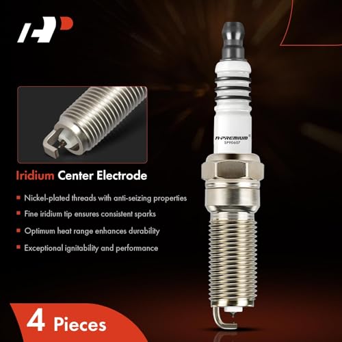 A-Premium Iridium Platinum Spark Plugs Compatible with Ford Escape 2009-2025, Fusion 2006-2020, C-Max, Maverick & Lincoln MKZ & Mercury Mariner, Milan, L4 2.0L 2.3L 2.5L, Pack of 4 - Image 3
