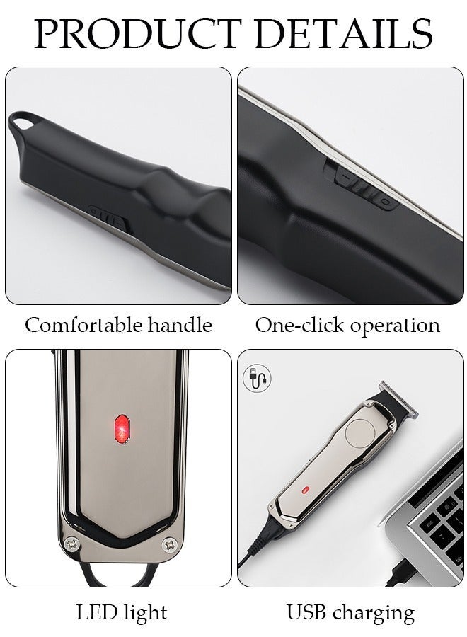 DUNISO Smart Hair Clippers Electric with 5 Kinds of Positioning Combs Turbo Motor Hair Cutting Kit Pro Mens Clippers, Cordless Rechargeable Hair Trimmer Set Professional Barbers Grooming Kit - Image 3