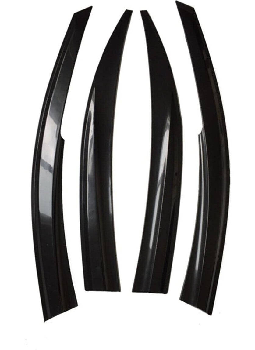 BTM Otomotiv BTM Automotive 4-Piece Mugen Type Windshield Spoiler Special for Opel Corsa D 2007-2014 Models 