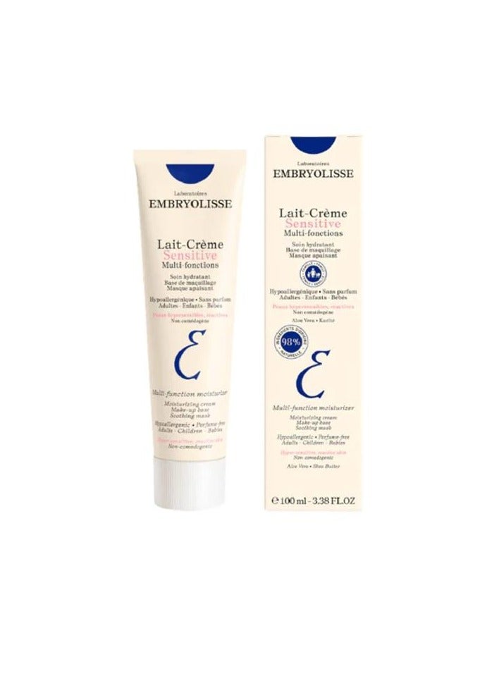 Embryolisse Lait Cream Sensitive Multi-function Moisturizer Cream Make up Base Soothing Mask 100ml