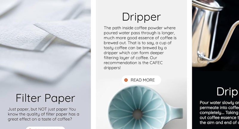 CAFEC 5 Packs of 100-Pack Cone-shaped V60 02 Style Universal 1 to 4 Cup Disposable Pour-Over Drip Coffee Paper Filter made of Eco-Friendly Refined Virgin Pulp (White) AC4-100W - Image 2