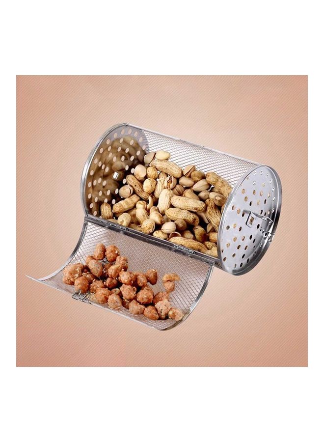 NIBEMINENT Electric Oven Universal Stainless Steel Rotation Roast Cage Silver  - Image 2
