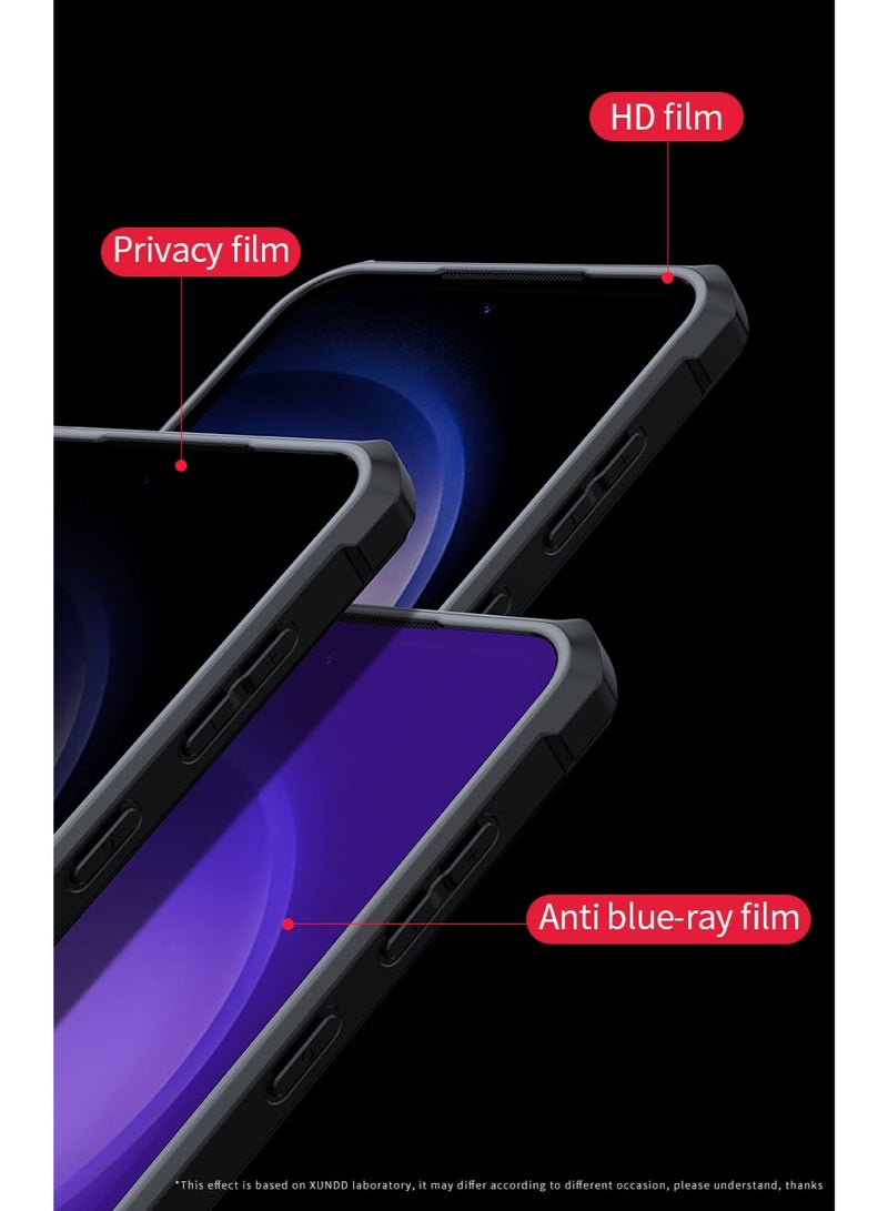 Alyashmac for Honor X9c Smart 5G Case, Ultra Thin Lightweight, Soft TPU Bumper, Acrylic Clear Back Cover Honor X9c Smart 5G, Black - Image 5