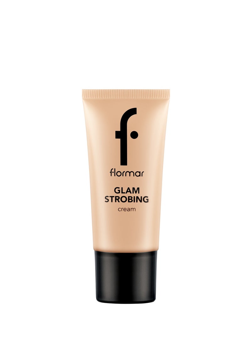 flormar Glam Strobing Cream - 02 Peach - Image 1