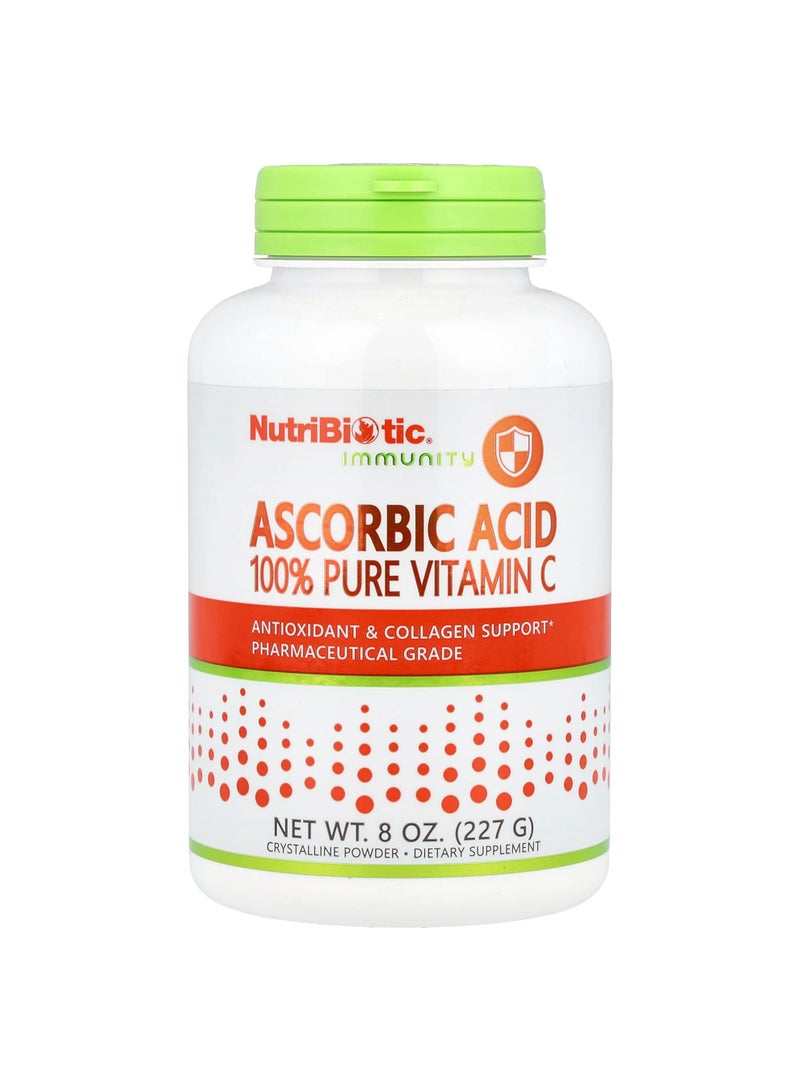 Ascorbic Acid, 100% Pure Vitamin C, Crystalline Powder, 8 oz (227 g)