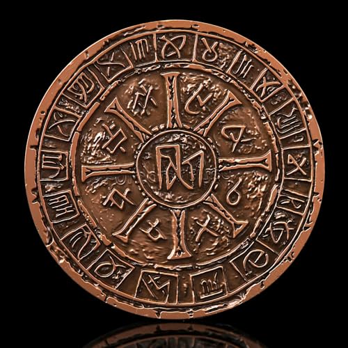 FTNNGIME 7in1 Spinner Dice Set 3D Metal DragonEmbossed Polyhedral RPG Accessory Role Playing Dice for Dungeons Dragons Pathfinder RPG and Tabletop Games D4 D6 D8 D10 D D12 D20 Copper - Image 5