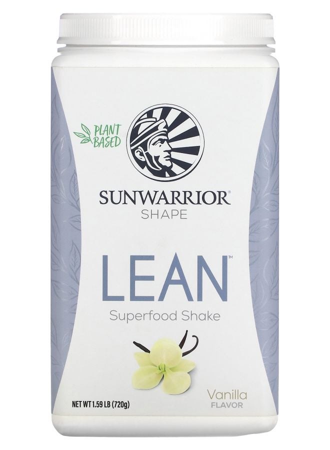 Sunwarrior Lean Superfood Shake Vanilla 1.59 lb (720 g)