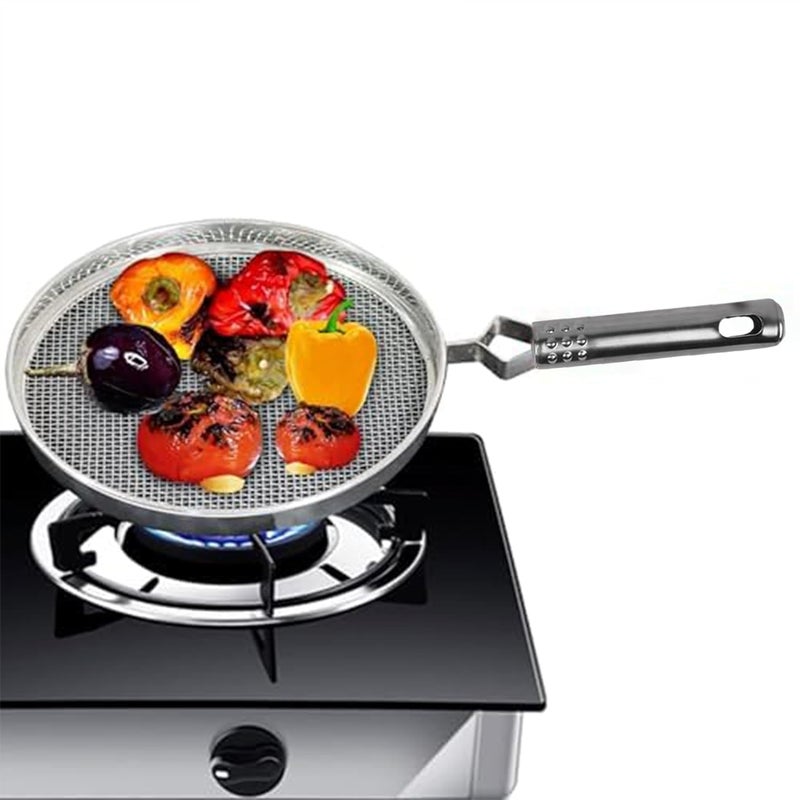 REZOVA Phulka Grill Pan Roti Maker Papad Phulka Roasting Net for Kitchen Stainless Steel Phulka Roasting Net - Image 2