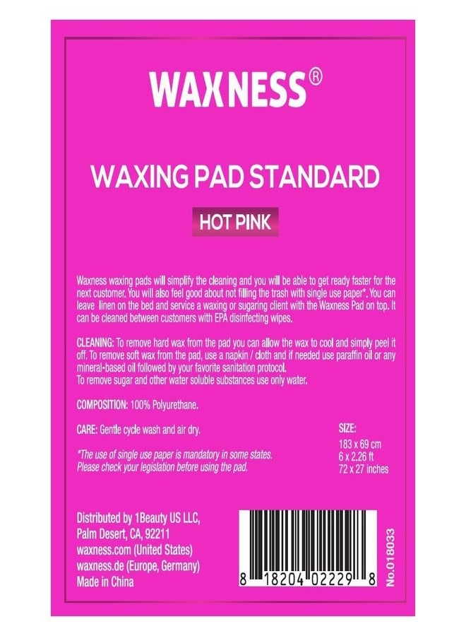 Waxness Non-Sticky Sugaring and Waxing Pad Standard 72" X 27" Hot Pink - Image 5