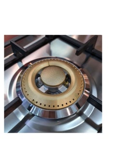 MASTERgas Gas hob 90cm 5 brass burners cast iron pan support - auto ignition 1 triple ring burner - front knob Made in Italy  - Image 2