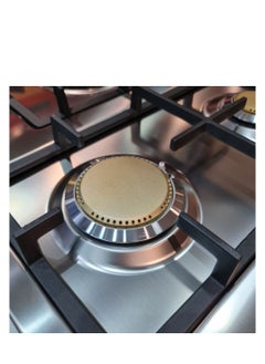 MASTERgas Gas hob 90cm 5 brass burners cast iron pan support - auto ignition 1 triple ring burner - front knob Made in Italy  - Image 4