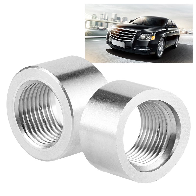 2 قطعة من خراطم مستشعر الأكسجين من الفولاذ المقاوم للصدف SS304، بخيط داخلي M18 × 1.5 ومخروط، ملحق لمستشعر الأكسجين O2 - Image 3