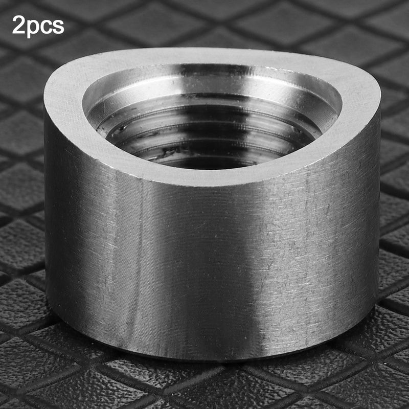 2 قطعة من خراطم مستشعر الأكسجين من الفولاذ المقاوم للصدف SS304، بخيط داخلي M18 × 1.5 ومخروط، ملحق لمستشعر الأكسجين O2 - Image 2