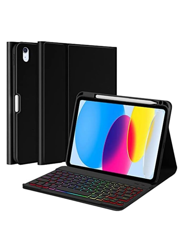 General Case Compatible with IPad 11th Generation 11 Inch A16 2025 with Detachable Wireless Bluetooth Keyboard and Protective Case Cover with Pen Slot  - Image 1