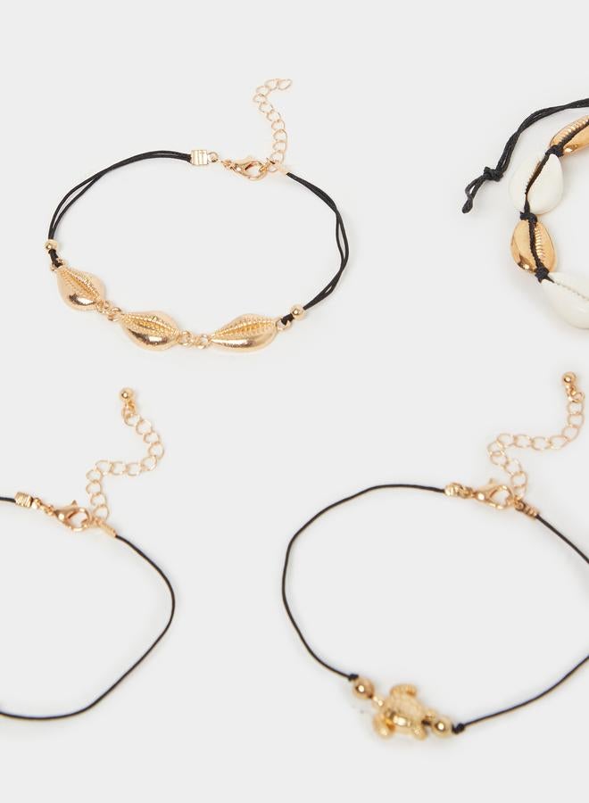 Styli Set of 6 - Shell Charm Anklet - Image 3