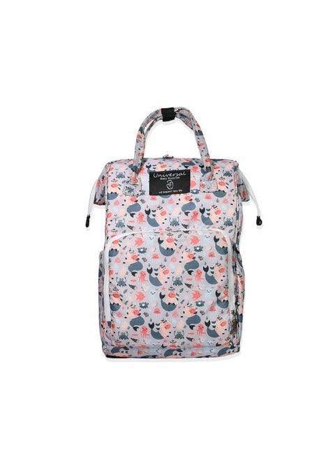 diaper bag back bag grey