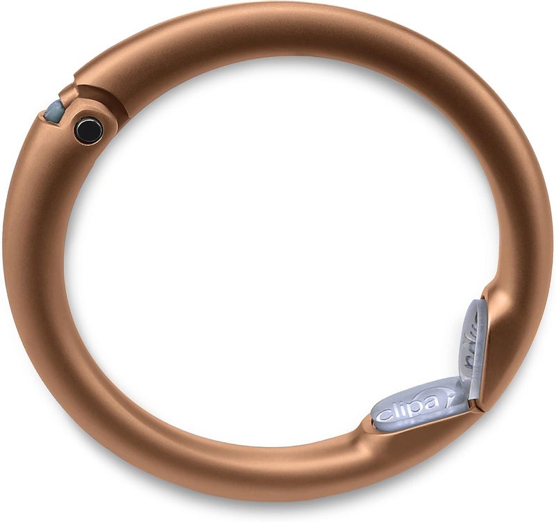 Clipa Bag Hanger - The Ring That Opens Into a Hook, Closes Automatically | Hangs Almost Anywhere in Just 1/2" of Space | Holds 33 lbs Yet Weighs Only 1.6 oz | 8 Styles | 3 yr Warranty - Image 1