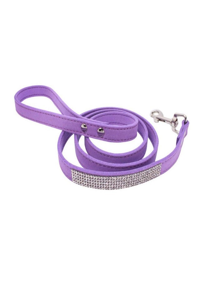 ETOPARS Microfiber Pet Dog Collar Leashes Set, Reflective Dog Collar, Double-Layer Soft Leather Pet Leash, Cat Dog Collar Leash Set, Pet Collar Leash for Small & Medium Dogs - Image 3