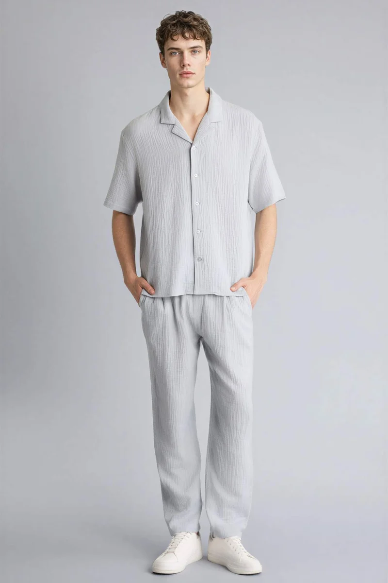ديفاكتو Relax Fit 100% Cotton Shirt