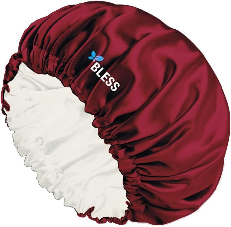 بليس Bless satin bonnet marron - Image 1