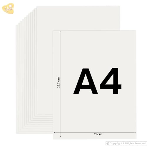 Lakeer A4 Off White Paper/Sheets 140 GSM Thick Pack of 25 Sheets for Drawing, Art, Craft, Project Work - Image 2