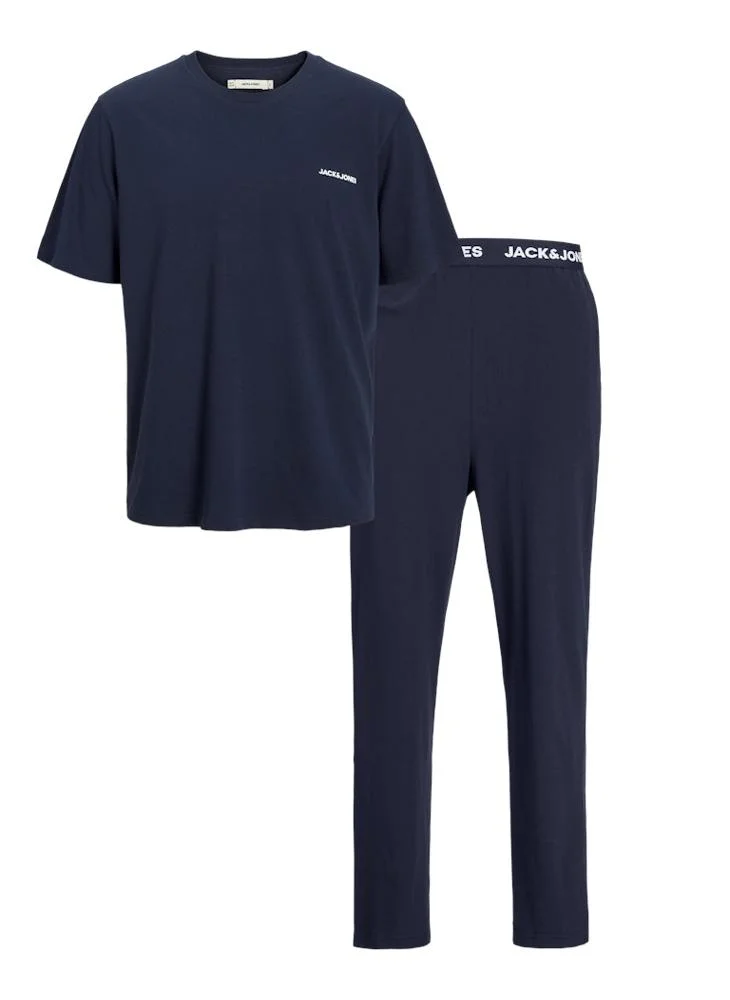 JACK & JONES Logo T-Shirt And Pants Set