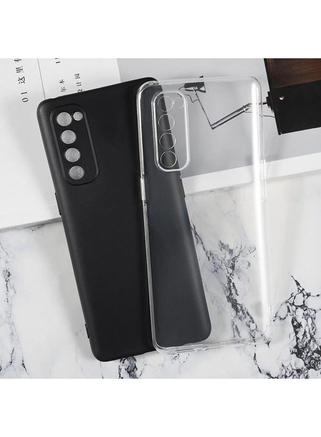 O Ozone Military Grade Clear Case Compatible With Oppo Reno4 Pro 4G| Transparent Shockproof Protective Cover | Anti-Yellow Hard PC + Soft TPU Hybrid Case | Drop Protection & Slim Design - Image 4