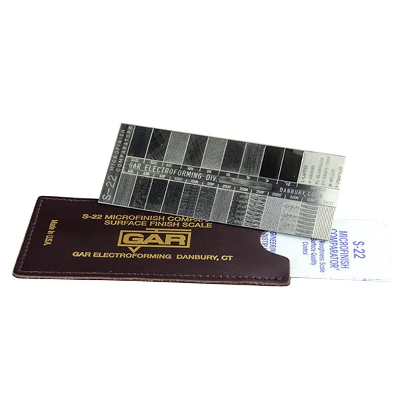 GAR S-22 22 Speciman Surface Roughness Comparator (AS9000 Compliant) - Image 2