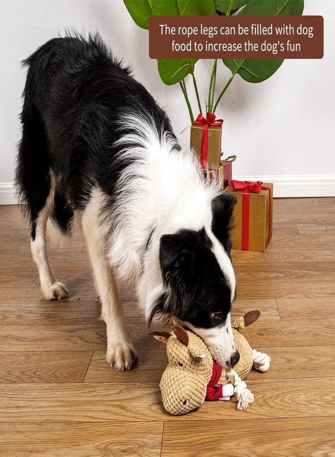 Knowfunn Dog Squeaky Toys,Dog Chew Toys Durable Cute Interactive Plush Dog Toys with Crinkle Paper Christmas Dog Toys for Puppy Small Medium Large Dogs - Image 5