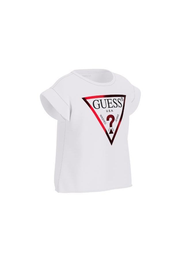 GUESS Kids Logo Short Sleeve T-Shirt  - Image 3