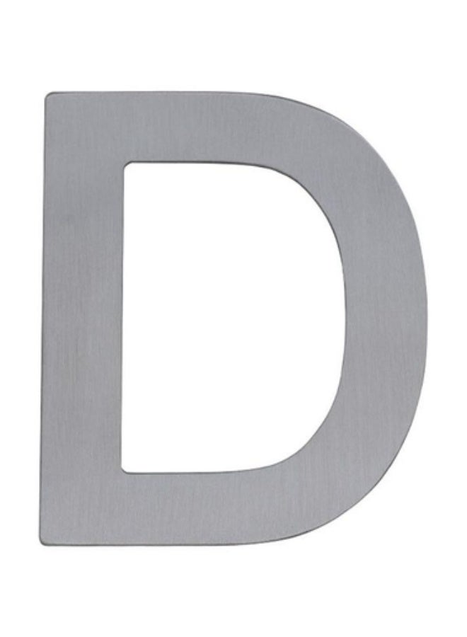 Self Adhesive Letters "D "English Silver