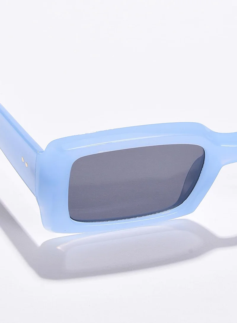 Haute Sauce Black Lens Blue Wayfarer Sunglasses