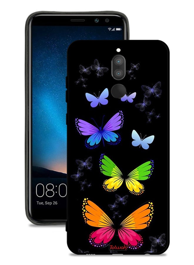 Tolwak Huawei Mate 10 Lite Protective Case Cover Colorful Butterflies - Image 1